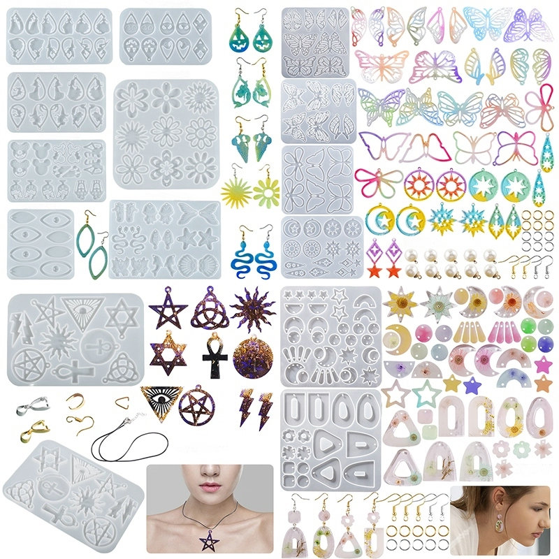 Model Kit Varnish - Oorbel hanger siliconen mal epoxyhars gemengde
