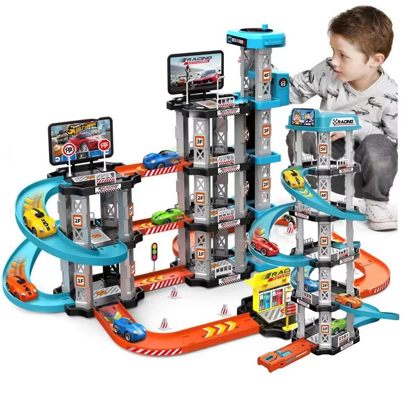Hot Wheels Car Track Sets - Racebaan auto ramp speelgoed kinderen garage
