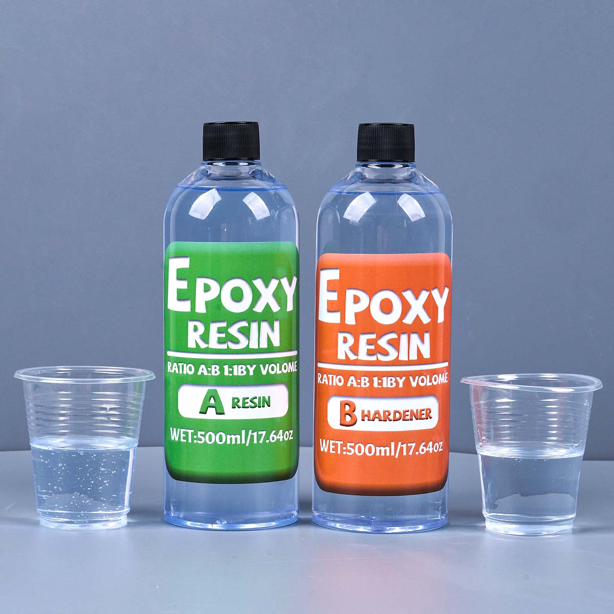Resin Kit Cast - 1:1 verhouding epoxyhars kit anti-vergeling nieuw