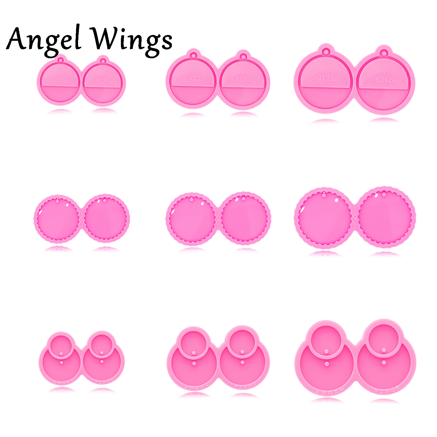 Model Kit Varnish - DY0429 Coquille Oorbel/Halve Cirkel/Bells Earring Siliconen