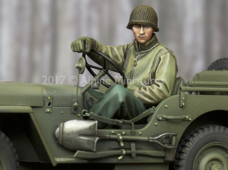 Model Kit Cangdao - 1:35 harskit Amerikaanse Jeep-stuurprogramma