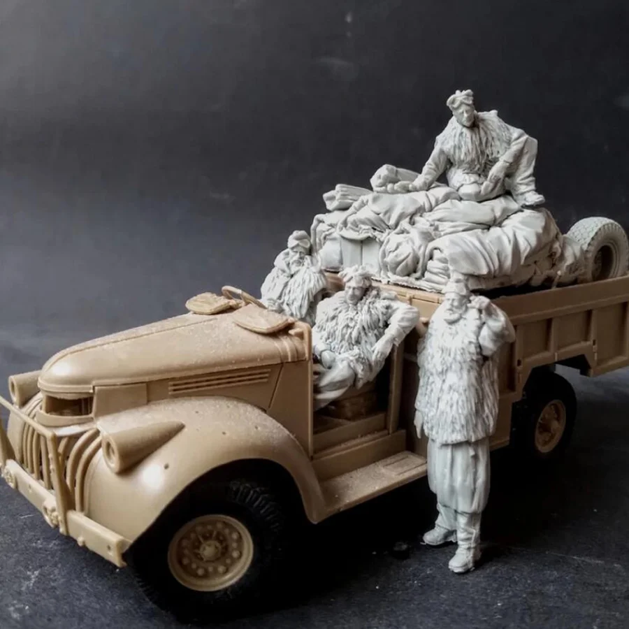 Model Kit Cangdao - 1/35 Hars Figuur Model Kit 2