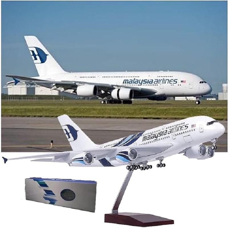 Resin Kit Cast - Schaal 1:160 Malaysia Airlines A380 Metalen