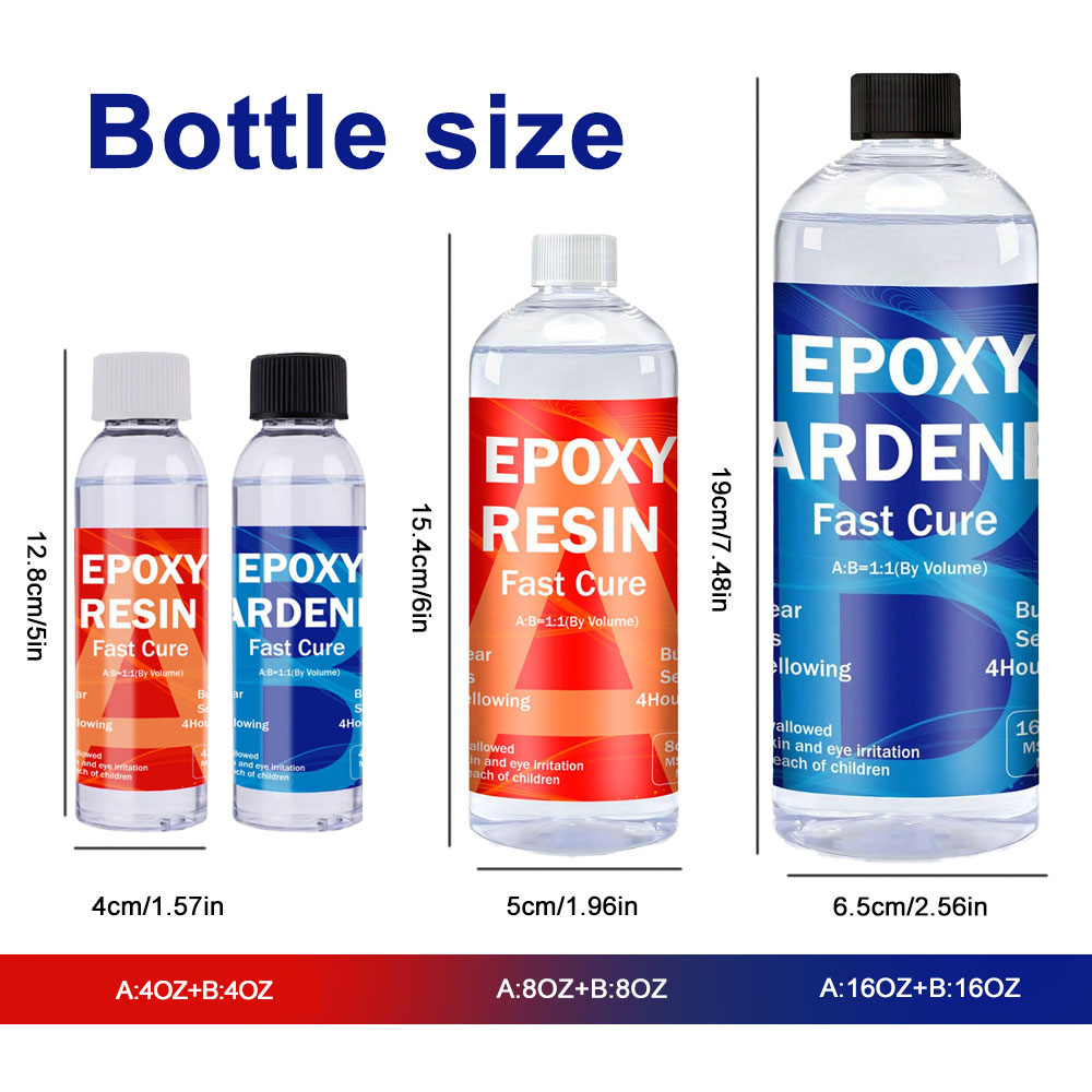 Transparante epoxyhars kit 8oz - Resin Kit Cast recensie en prijs