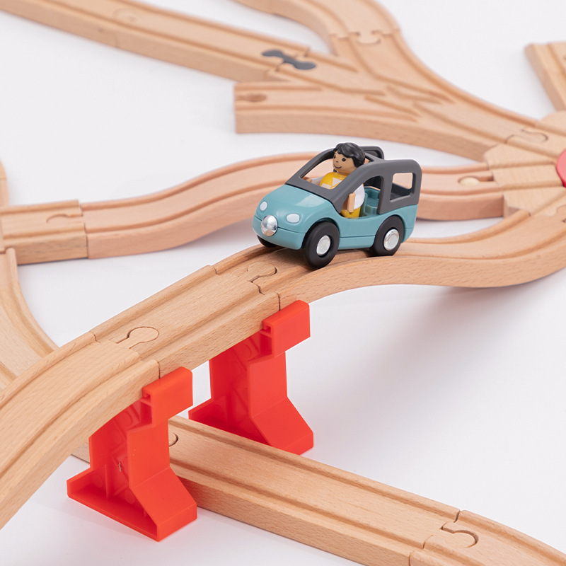 Nieuwe houten spooraccessoires - Hot Wheels Car Track Sets recensie en prijs