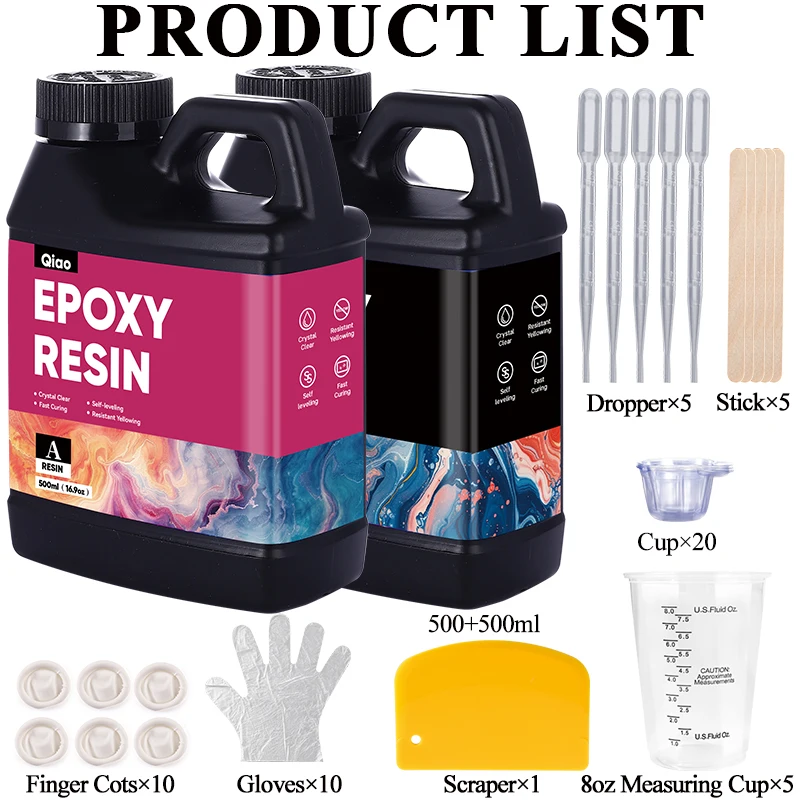 500ml 1000ml Eenvoudig te meng - Resin Kit Cast recensie en prijs