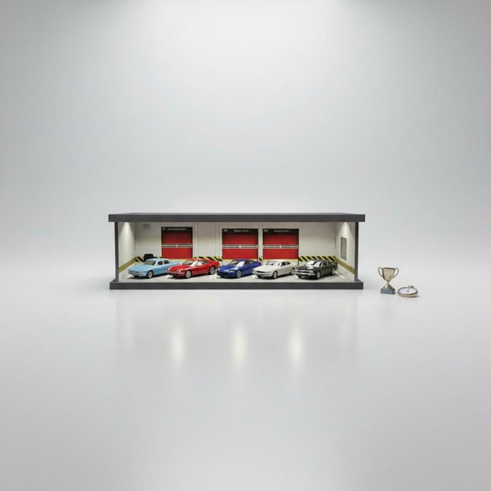 Parkeerplaats Scène Model Box  - Model Kit Display recensie en prijs
