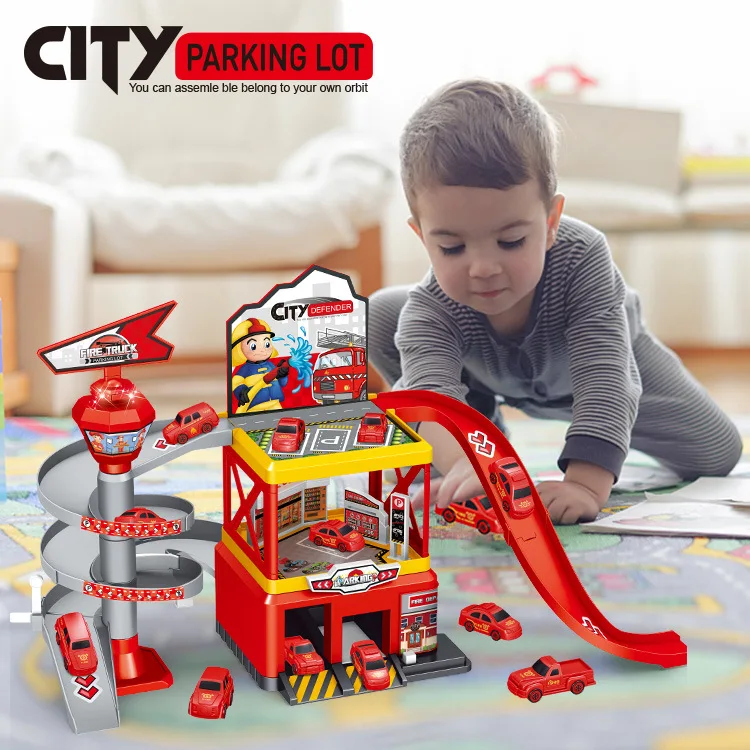 Garage Racing Track Glijdende  - Hot Wheels Car Track Sets recensie en prijs