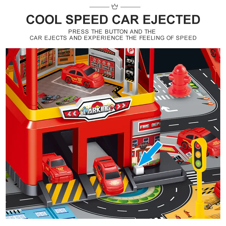 Garage Racing Track Glijdende  - Hot Wheels Car Track Sets recensie en prijs