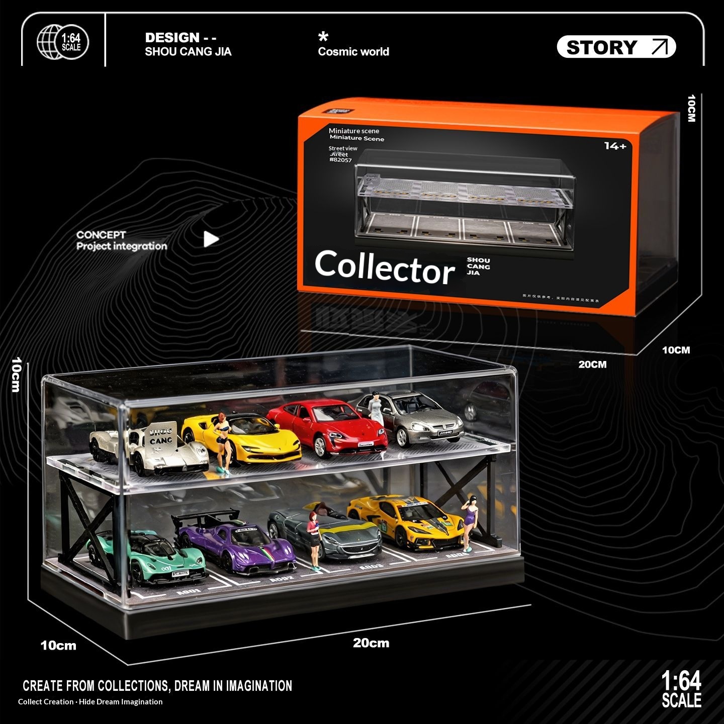 Collectie 1:64 schaalmodel van - Model Kit Display recensie en prijs