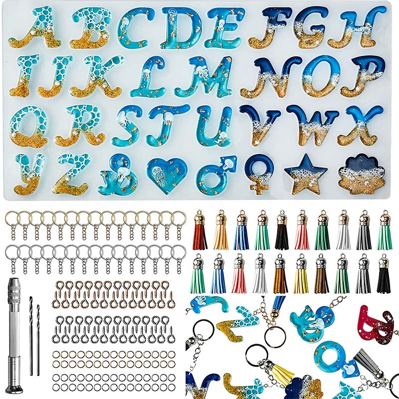 Alfabet siliconen mal voor epo - Resin Kit Cast recensie en prijs