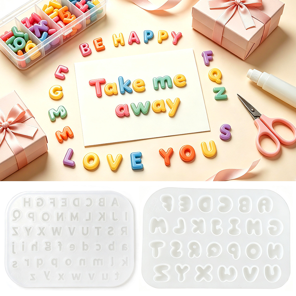 2 stuks mini letter siliconen  - Resin Kit Cast recensie en prijs