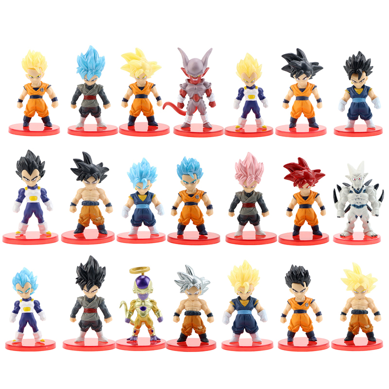 21 stks/set Dragon Ball Mini F - Model Kit Vegeta recensie en prijs