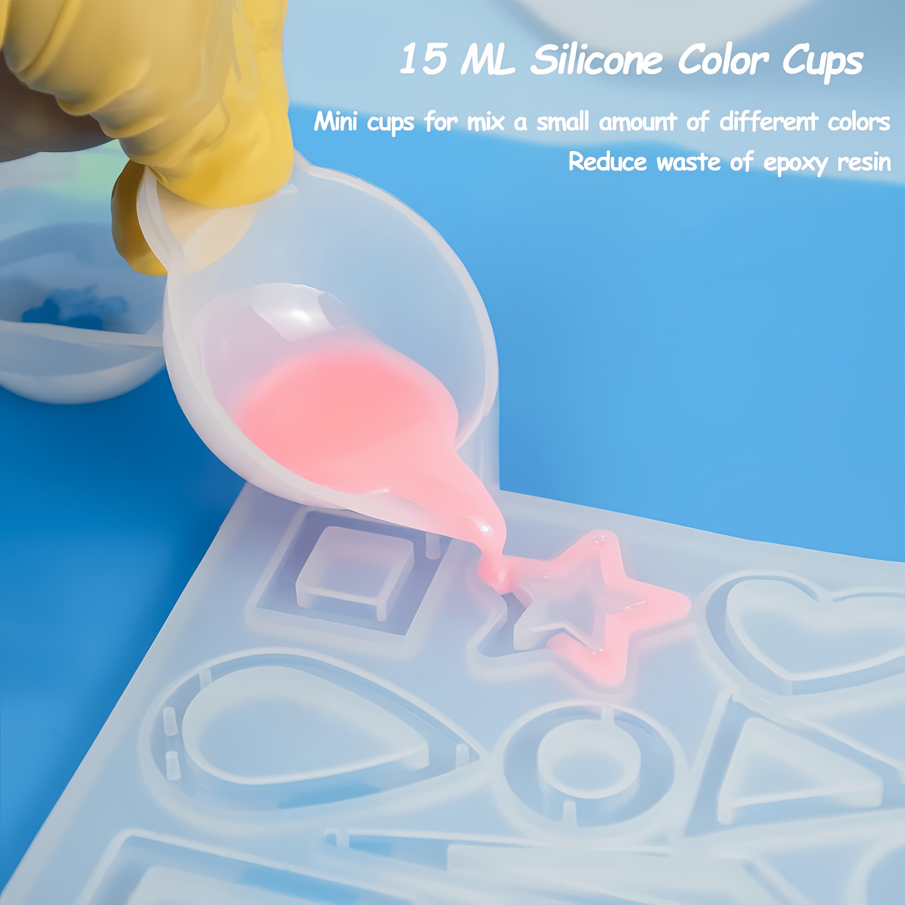 21-delige siliconenhars gietvo - Resin Kit Cast recensie en prijs