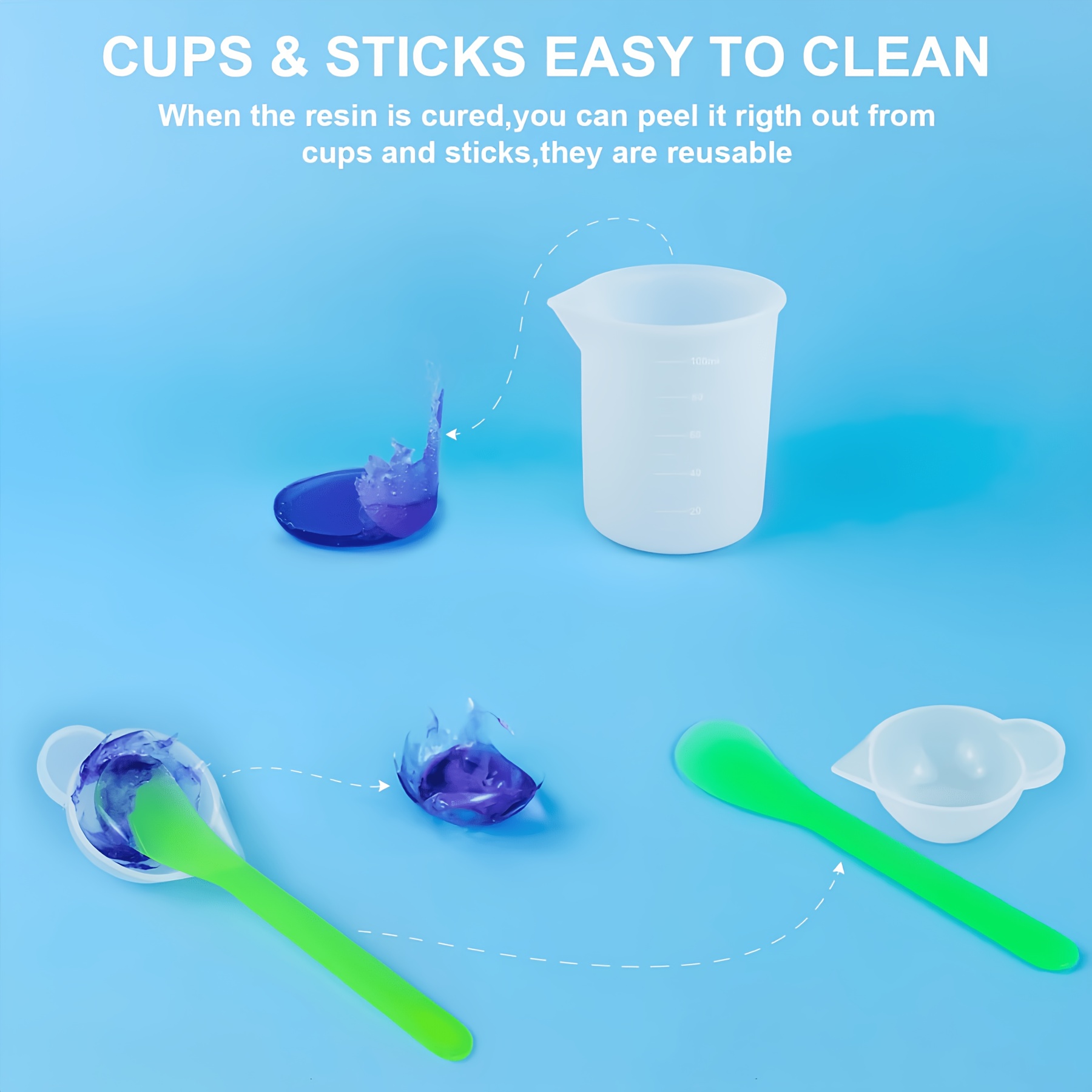 21-delige siliconenhars gietvo - Resin Kit Cast recensie en prijs