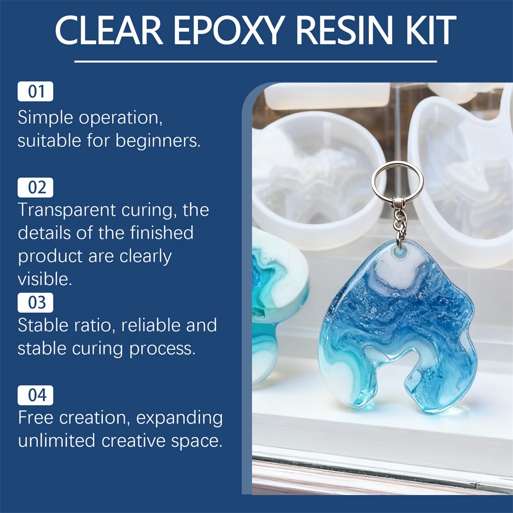 DIY Kristallen Heldere Epoxyha - Resin Kit Cast recensie en prijs